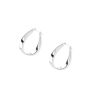 Mobius Sterling Silver Ultra Light Large Circle Earrings