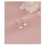 Sterling Silver Natural Pearl Earrings Hypoallergenic Ears